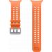 Bracelet Samsung Galaxy Watch Ultra 2 Extreme Sport Silicone Taille M 20mm Orange