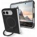 Coque MagSafe iPhone Duo Iceland Ultra D3O MS Kick + Anneau stand vid&eacute;o Noire - Certifi&eacute; GRS