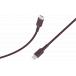 C&acirc;ble Tiss&eacute; USB C / USB C 3A 1.2m PD 60W Dark Cherry
