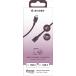 C&acirc;ble Tiss&eacute; USB C / USB C 3A 1.2m PD 60W Dark Cherry