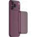 Powerbank sans fil MagSafe 5000mAh 2 ports USB A+C 10W Qi Bordeaux
