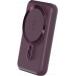 Powerbank sans fil MagSafe 5000mAh 2 ports USB A+C 10W Qi Bordeaux