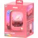 Diffuseur de lumi&egrave;re avec enceinte Bluetooth&reg; Wavy Light 5W Corail