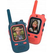 Talkies-walkies vid&eacute;o kids TALKY VIDEO 1 bleu + 1 rose