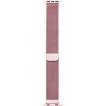 Apple Watch 42-44-45-49mm Strap Milanese Steel 155 to 210mm 42-44-45-49mm Pink gold