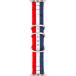 Bracelet Apple Watch 42-44-45-49mm Nato 155 à 210mm 42-44-45-49mm Boucle Argent