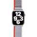 Bracelet Apple Watch 42-44-45-49mm Trail 155 à 210mm 42-44-45-49mm Gris et Rouge