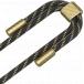 Bandoulière Cordon Universelle Amovible Noire avec détail gold
