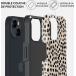 Coque iPhone 15 Rigide Motifs Almond Latte