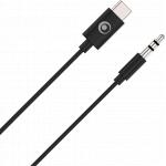 Jack 3.5mm to USB C Adapter Black Bigben