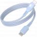 C&acirc;ble Tiss&eacute; USB C / USB C 3A 1.2m PD 60W Bleu