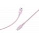 C&acirc;ble Tiss&eacute; USB C / USB C 3A 1.2m PD 60W Rose
