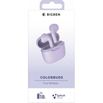 ColorBuds True Wireless Earphones Earbud Google Assistant & Siri Purple