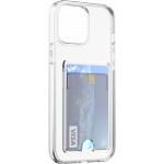 Coque iPhone 14 Pro Max Hybride Porte-carte intégré Transparente