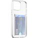 Coque iPhone 14 Pro Max Hybride Porte-carte intégré Transparente
