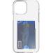 Coque iPhone 14 Pro Max Hybride Porte-carte intégré Transparente