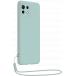 Coque Xiaomi Mi 11 5G Silicone Strap + Dragonne assortie Bleu Ciel
