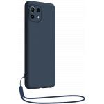 Coque Xiaomi Mi 11 5G Silicone Strap + Dragonne assortie Bleue