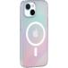 Coque MagSafe iPhone 15 Plus Hybride Transparente Irisée