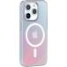 Coque MagSafe iPhone 15 Pro Max Hybride Transparente Iris&eacute;e