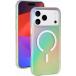 Coque MagSafe iPhone 18 Pro / 17 Pro Hybride Transparente Iris&eacute;e