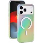Coque MagSafe iPhone 18 Pro Max / 17 Pro Max Hybride Transparente Iris&eacute;e