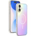 Coque MagSafe iPhone 16 Hybride Transparente Irisée