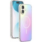 Coque MagSafe iPhone 16 Plus Hybride Transparente Iris&eacute;e