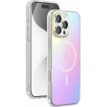 Coque MagSafe iPhone 16 Pro Max Hybride Transparente Irisée