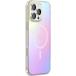 Coque MagSafe iPhone 16 Pro Max Hybride Transparente Irisée