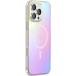 Coque MagSafe iPhone 16 Pro Hybride Transparente Irisée