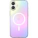 Coque MagSafe iPhone 16 Hybride Transparente Irisée