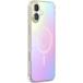 Coque MagSafe iPhone 16 Hybride Transparente Irisée