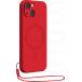 Coque MagSafe iPhone 13 / 14 Silicone Rouge
