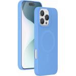Coque MagSafe iPhone 16 Pro Silicone Bleue