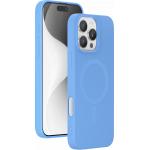 Coque MagSafe iPhone 16 Pro Max Silicone Bleue