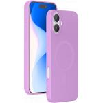 Coque MagSafe iPhone 16 Silicone Rose