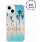 iPhone 13 / 14 Case Hybrid resin Patterns Palm trees - Made in France
