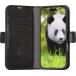 Folio iPhone 16 Cuir Fonction Stand Noir
