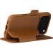 Folio iPhone 18 Pro / 17 Pro Copenhagen Slim Cuir Fonction Stand Tan
