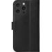 Folio iPhone 16 Pro Max Cuir Fonction Stand Noir