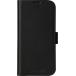 Folio iPhone 16 Pro Max Cuir Fonction Stand Noir