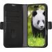 Folio iPhone 16 Pro Max Cuir Fonction Stand Noir