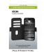 Folio iPhone 18 Pro Max / 17 Pro Max Copenhagen ICON Fonction Stand Midnight - Certifi&eacute; GRS