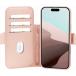 Folio iPhone 18 Pro Max / 17 Pro Max Copenhagen ICON Fonction Stand Pink Sand - Certifi&eacute; GRS