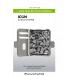 Folio MagSafe iPhone Duo Copenhagen Kickstand ICON + Anneau stand vid&eacute;o RiverStone - Certifi&eacute; GRS