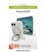 Coque MagSafe iPhone Duo Grenen Ultra D3O Kickstand + Anneau stand vid&eacute;o Blanc - Certifi&eacute; GRS