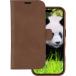 Folio Coque Magnétique MagSafe iPhone 16 Lynge Cuir Fonction Stand Marron Foncé
