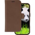 Folio Coque Magnétique MagSafe iPhone 16 Pro Lynge Cuir Fonction Stand Tan