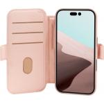 Folio iPhone 16 Lynge ICON Fonction Stand Pink Sand
